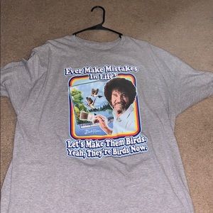 Graphic tee bob ross
